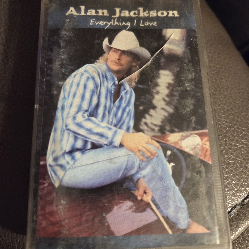 Alan Jackson Everything I Love Vintage Cassette Tape w/Original J Card 1996
